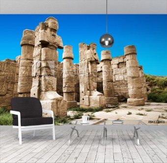 Picture of Ancient ruins of Karnak temple in Egypt